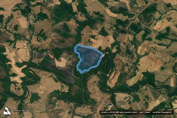 Imagem de satélite de Pasto da Barrela - Parte 1 em Ritápolis - MG