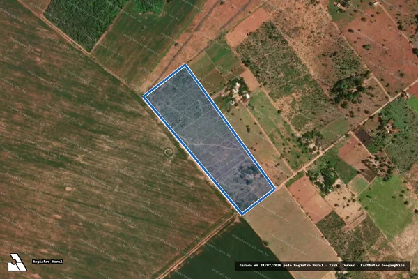Imagem de satélite de LOTE 45 DO PROJETO DE ASSENTAMENTO ÁGUA QUENTE - LOTE 45 DO PA ÁGUA QUENTE em Padre Bernardo - GO