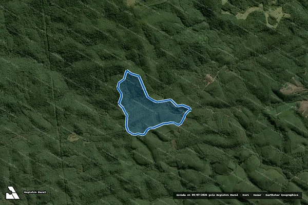 Imagem de satélite de Fazenda Sama em Ibiúna - SP