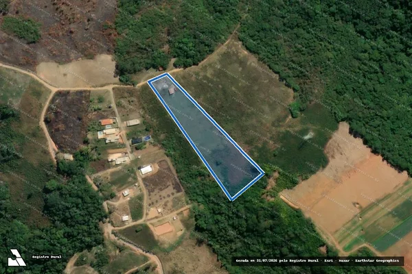 Imagem de satélite de Terreno Rural - Parcela 1 em Piedade - SP