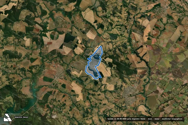 Imagem de satélite de FAZENDA TABA OU FUNDÃO - 001 em Goianápolis - GO