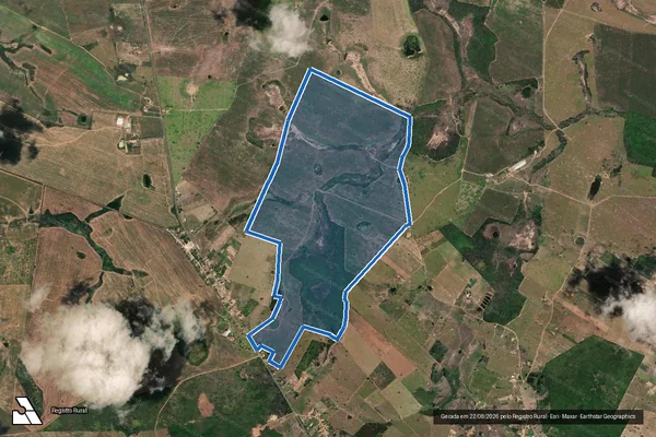 Imagem de satélite de Fazenda Cajueiro - Parte 1 em Nossa Senhora das Dores - SE