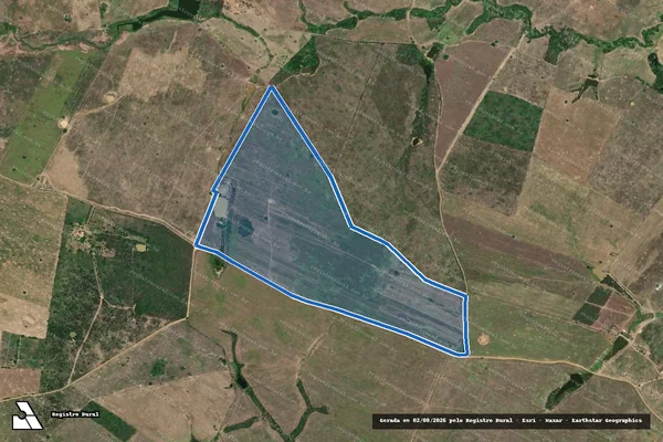 Imagem de satélite de FAZENDA CONQUISTA - PERÍMETRO em Feira Nova - SE