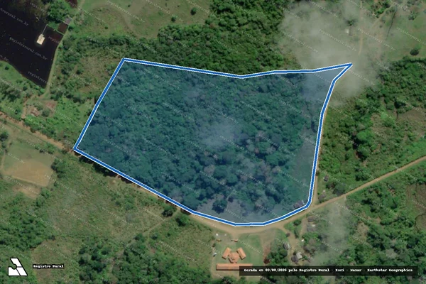 Imagem de satélite de FAZENDA CACHOERINHA - Parte 1 em Uruçuca - BA