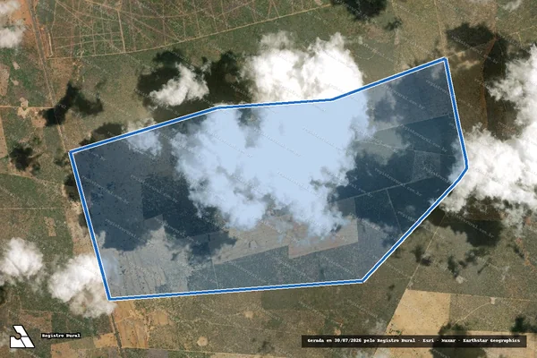 Imagem de satélite de Fazenda São Vicente - Gleba 01 em Canudos - BA