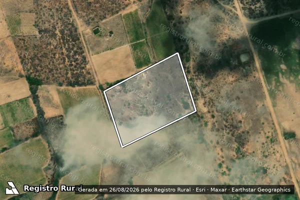Imagem de satélite de PA Bom Jesus ? Lote 60 - Lote 60 em Orocó - PE