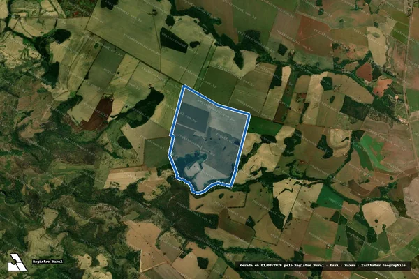 Imagem de satélite de Fazenda Pérola - Parte 1 em Ponta Porã - MS