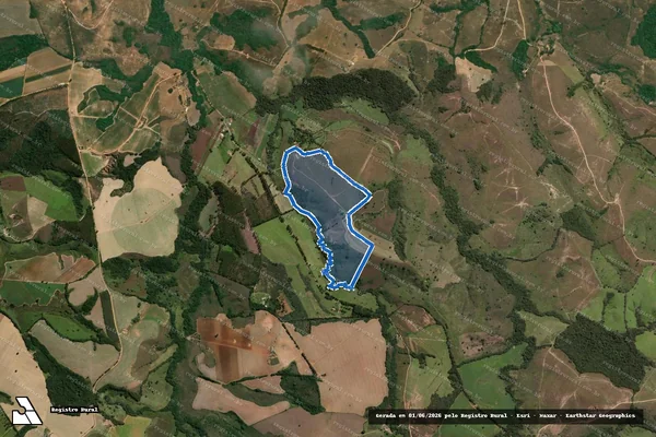 Imagem de satélite de Fazenda Vargem do Moinho - Parte 1 em Carrancas - MG