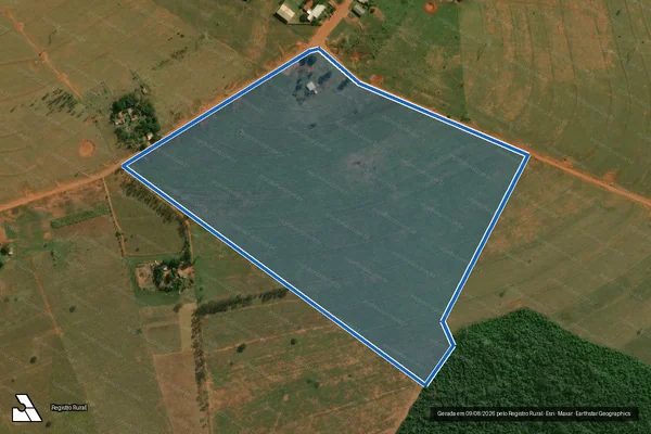 Imagem de satélite de Lote_50 - P.A. Água Sumida - Lote_50 em Teodoro Sampaio - SP