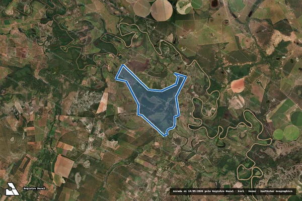 Imagem de satélite de PA LOGRADOURO ? RESERVA LEGAL I - PARTE I em Riachinho - MG