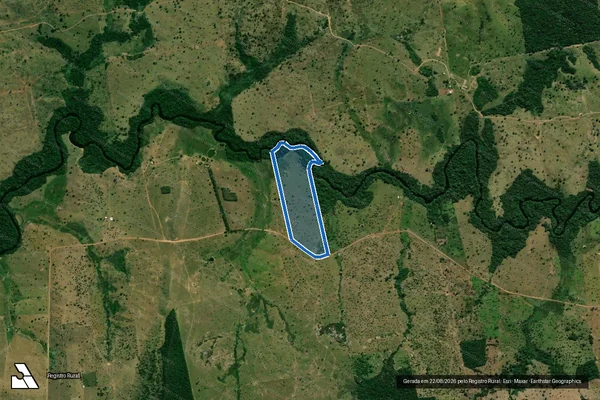 Imagem de satélite de ESTÂNCIA SERENA - Parte 1 em Vale de São Domingos - MT