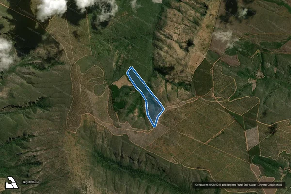 Imagem de satélite de FAZENDA BONFIM - Parte 1 em Rio Pardo de Minas - MG