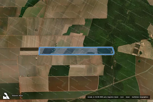 Imagem de satélite de Fazenda São Sebastião - Parte 1 em Campos de Júlio - MT
