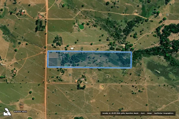Imagem de satélite de LOTE 14-B, DA GLEBA 09, SETOR GY-PARANÁ, P.I.C. GY-PARANÁ - Parte 1 em Cacoal - RO