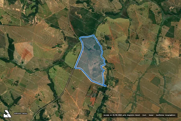 Imagem de satélite de Estância Ana Maria - Parte 1 em Dores do Indaiá - MG