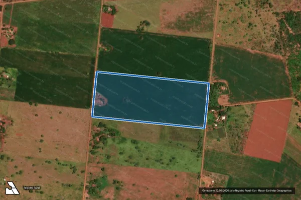 Imagem de satélite de PROJETO DE ASSENTAMENTO ALTEMIR TORTELLI - Lote 23 em Sidrolândia - MS