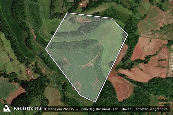 Imagem de satélite de MAT.: 23008 - Parte 1 em Bom Jesus - SC