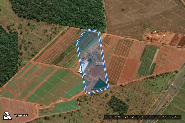 Imagem de satélite de FAZENDA AMPARO - Parcela 1 em Araguari - MG
