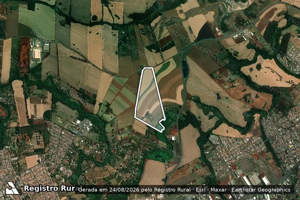 Imagem de satélite de SITIO SÃO JOÃO - LOTE DE TERRAS SOB N°. 16 em Londrina - PR