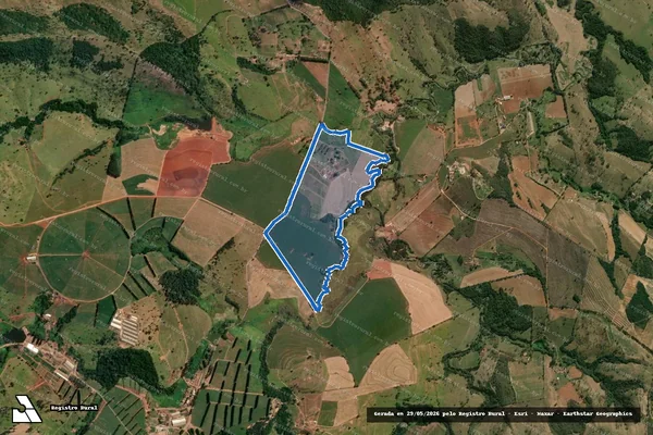 Imagem de satélite de FAZENDA ALEXANDRIA - Gleba 2 em Passos - MG