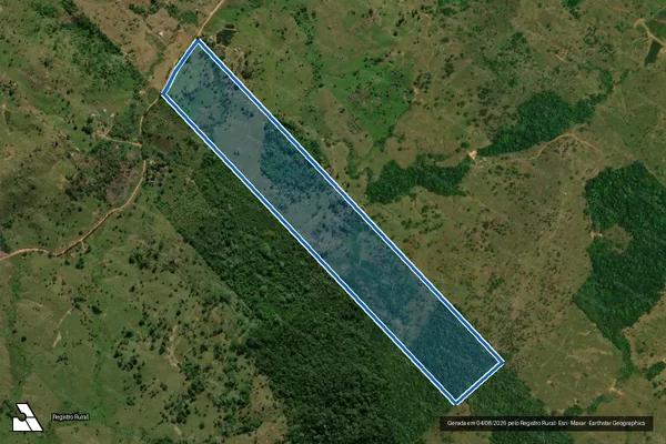 Imagem de satélite de Lote 53 da Gleba 65 do P.I.C Padre Adolpho Rohl - Lote 53 da Gleba 65 do PIC Padre Adolpho Rohl em Jaru - RO
