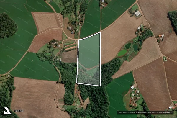 Imagem de satélite de MAT.: 31125 - Parte 2 em Caxambu do Sul - SC