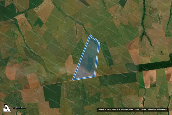 Imagem de satélite de Fazenda Santa Ida -  Lote nº 26  da Gleba nº 10 do Nucleo Rio o Viado em Alto Paraíso - PR