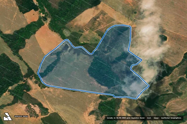Imagem de satélite de PASTO DA COTIA - Parte 1 em Cruzília - MG