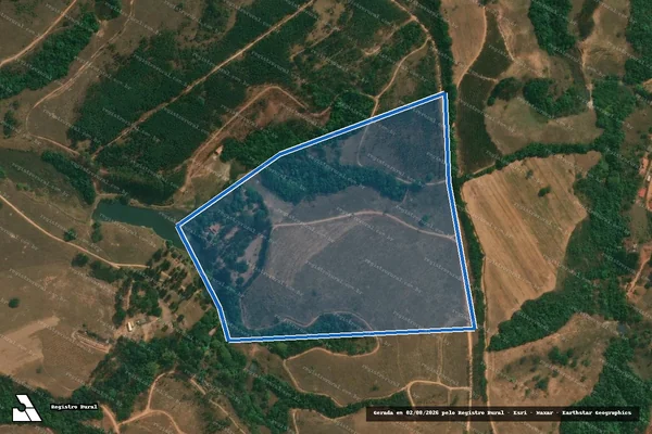 Imagem de satélite de Pinhal Fazenda do Pinhal  - PINHAL parc 7) em Bom Sucesso - MG
