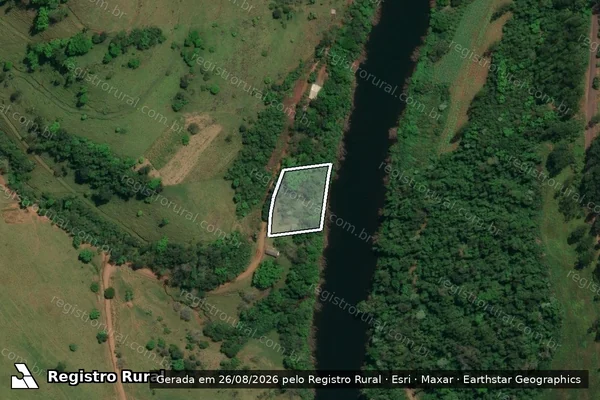 Imagem de satélite de Parte do Lote Rural nº 53 - Gleba 02 em Descanso - SC
