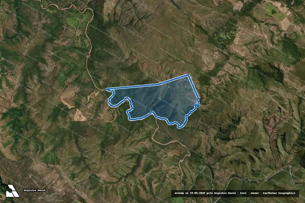 Imagem de satélite de FAZENDA SANTA IRINA antiga FAZENDA SÃO JOÃO / Parte 1 em Alto Paraíso de Goiás - GO