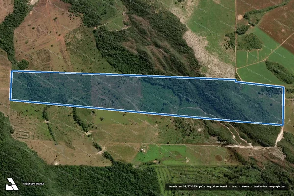 Imagem de satélite de PROJETO DE ASSENTAMENTO RONDON - LOTE 190 - Parcela 1 em Nova Canaã do Norte - MT