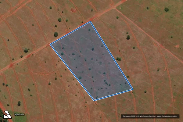 Imagem de satélite de FAZENDA TANGARÁ 1 em São Francisco de Sales - MG