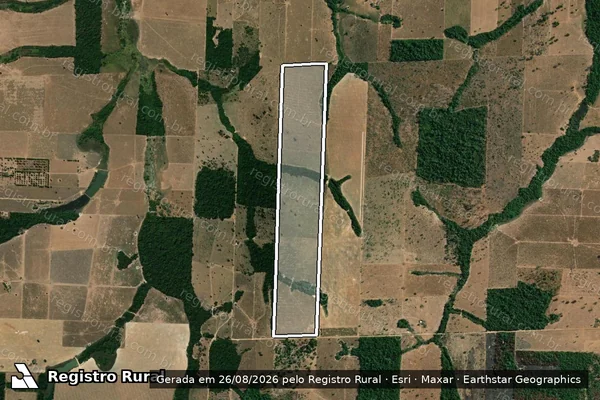 Imagem de satélite de FAZENDA SANTA MONICA - FAZENDA BOM JESUS em Alta Floresta - MT