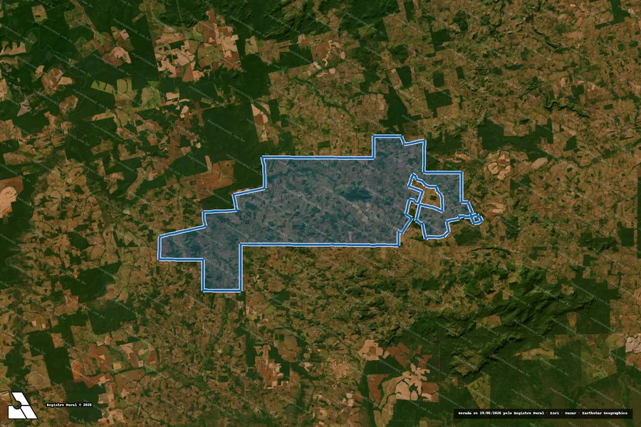 Imagem aérea do item B