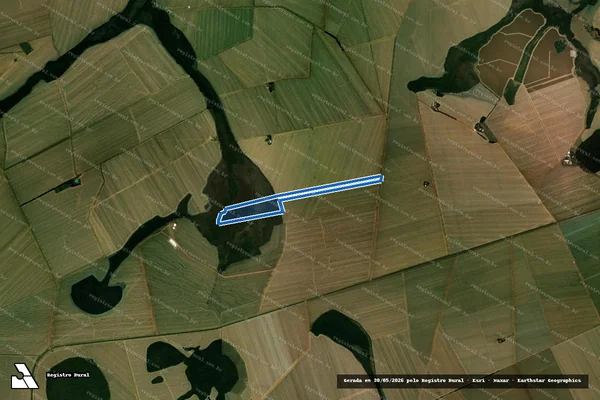 Imagem de satélite de Fazenda Ariranha, Furnas e Torres - Parte 3 em Jataí - GO