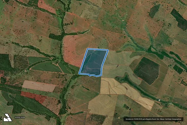 Imagem de satélite de SÍTIO BOM SUCESSO - 001 em Carneirinho - MG