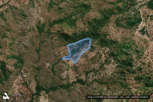 Imagem de satélite de P.A ALIRIO CORREIA em Crixás - GO