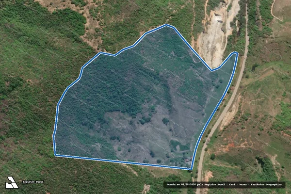 Imagem de satélite de Sítio Boa Vista  - Sítio Boa Vista 01 em Resplendor - MG
