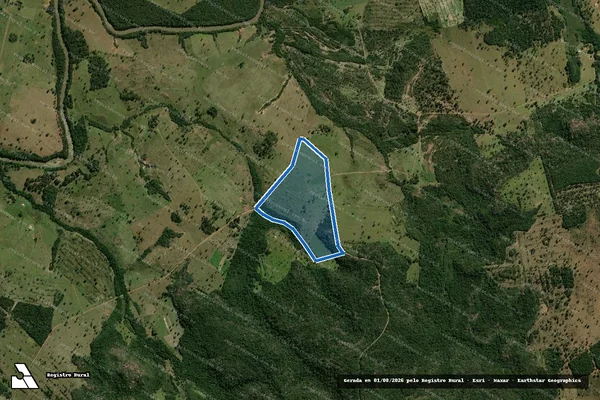 Imagem de satélite de Fazenda Água Fria-Parte 2 em Terenos - MS