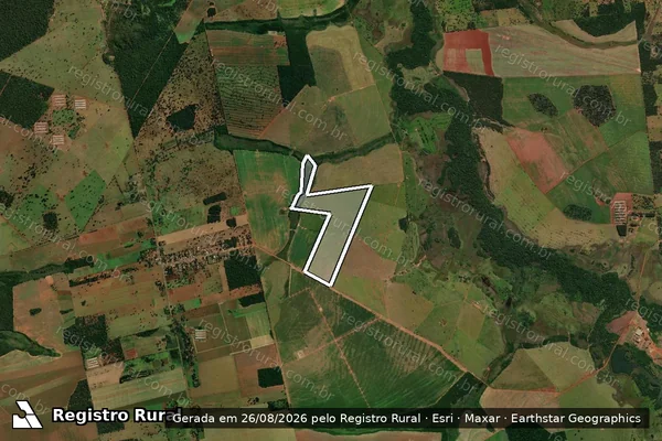 Imagem de satélite de Faz Cantinho da Boa Vista - AREA 3 em Sidrolândia - MS