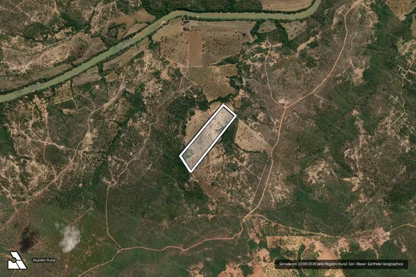 Imagem de satélite de Fazenda Pedrões ou Ribeiro Manso, Lugar Denominado Pontal do Abaeté - Gleba Reserva Legal em São Gonçalo do Abaeté - MG