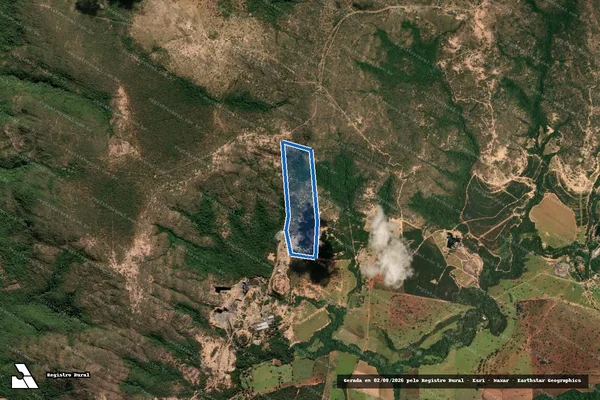 Imagem de satélite de FAZENDA BURITIZINHO e FAZENDA ASA BRANCA, Gleba 01 - Parte 19 em Felixlândia - MG