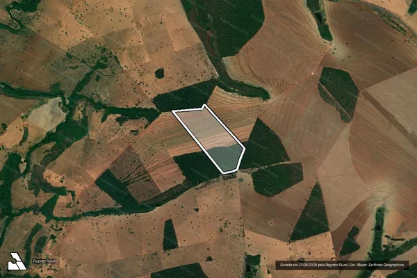 Imagem de satélite de Fazenda Campo Belo , lugar denominado Veado - Gleba 2 em Aparecida do Rio Doce - GO