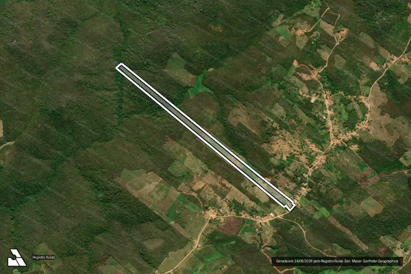 Imagem de satélite de SITIO SAO PAULO ? LOTE 1217 - Parte 1 em Pereiro - CE