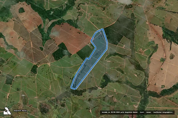 Imagem de satélite de SITIO BANANAL - Sitio Bananal em Fernandópolis - SP