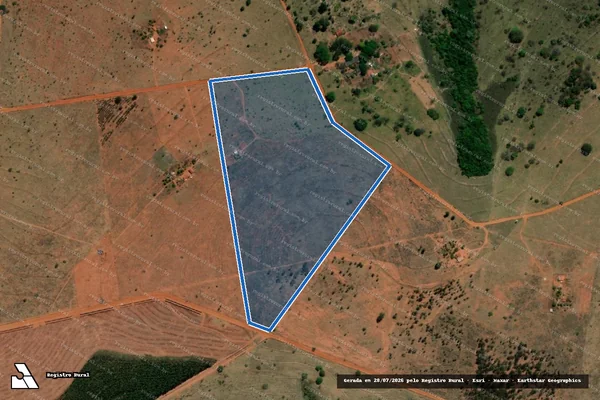 Imagem de satélite de Lote 229 - Projeto de Assentamento Nova Tangará - Parte 1 em Uberlândia - MG
