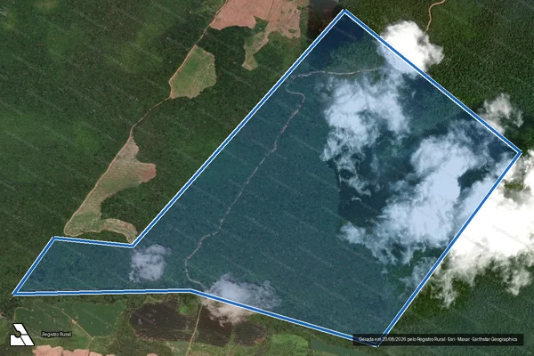 Imagem de satélite de FAZENDA N. S. APARECIDA II - GLEBA A em Jacareacanga - PA