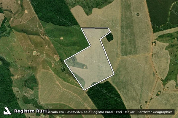 Imagem de satélite de FAZENDA SERRA AZUL II - PARTE 01 em Açailândia - MA