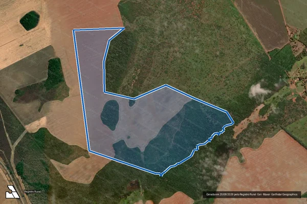 Imagem de satélite de LOTE 36 (PARTE 03) DO LOT° MANGUES 2ª ETAPA - 001 em Porto Nacional - TO